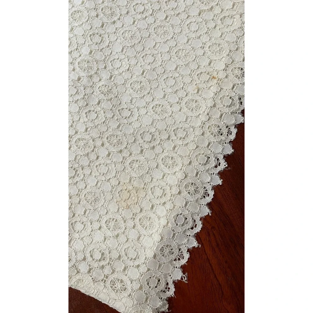 The Limited Ivory Lace Pencil Mini Skirt Size 4 Cottagecore Chic Lined